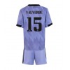 Baby Fußballbekleidung Real Madrid Federico Valverde #15 Auswärtstrikot 2022-23 Kurzarm (+ kurze hosen)